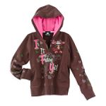 Bobby Jack Girl's 7-16 Plus Fleece Hoodie,