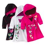 Self Esteem Girl's 7-16 Plus Heart Screen Hoodie