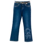 Bobby Jack Jean with Gold Foil & Rhinestuds