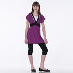 Canyon River Blues Girl's 7-16 Tie-Back Tunic Top, Capri Leggings