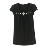 Personal Identity Girl's 7-16 Top with Rhinestones