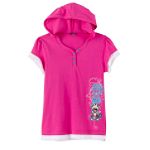 Bobby Jack Girl's Plus Hooded Henley Layered 
