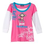 Bobby Jack Girl's 7-16 Elbow Sleeve layered