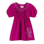 The Cheetah Girls Girl's 7-16 Puff Sleeve Babydoll Top