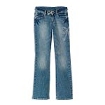Vanilla Star Girl's 7-16 Slim Jean with Bow Heat Seal On Leg