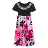 Girl's Plus Rhinestone Bubble Dress