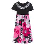 Girl Code Girl's 7-16 Plus Rhinestone Bubble Dress