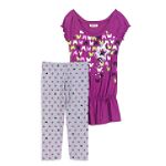 Self Esteem Girl's 7-16 Scoop Neck Legging Set
