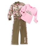Barbie Girl's 4-6X 3-Piece Camo Pant Set