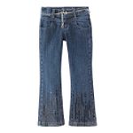 Hannah Montana Girl's 4-6X Bootcut Jean with Sequins & Embroidery