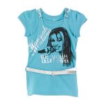 Hannah Montana Girl's 4-6X Short Sleeve Belted Tunic