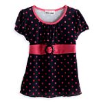 Byer Girl's 4-6X Short Sleeve ITY Top