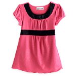 Byer Girl's 4-6X Short Sleeve Fog Foil Top