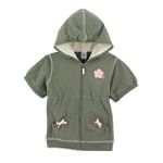 Carter's Girl's 4-6X Short Sleeve Hoodie