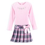 Youngland Girl's 4-6X Drop Waist Plaid Jumper with Bow