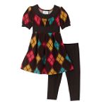Evy Girl's 4-6X Sweater Dress with Legging