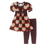 Evy Girl's 4-6X Sweater Dress with Legging