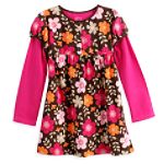 Carter's Girl's 4-6X Long Sleeve Floral Layered Tunic