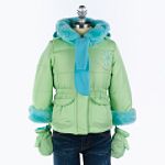 Zero Xposur Toddler Girl's Hooded Puffie Jacket with Mittens