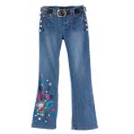 Bobby Jack Girl's 7-16 Plus Life Of The Party Flare Leg Jean