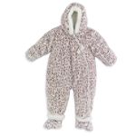 Bebe D'Amour Infant Girl's Snow Leopard Pram Suit