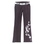 Disney Hannah Montana Girl's Plus Lurex Infused Jean With Foil Print