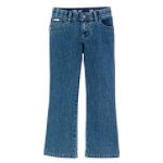 Lee Girl's 4-6x No Gap Bootcut Denim Jean with Flap Back Pocket