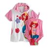 Toddler Girl Ariel Swimsuit with Matching Cover-up