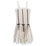 Amy's Closet Girl's 7-16 Jagged Ribbon Front Dress