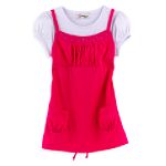 Speechless Girl's 4-6X Layered Babydoll Top