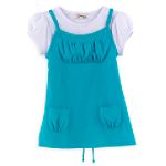 Speechless Girl's 4-6X Layered Babydoll Top