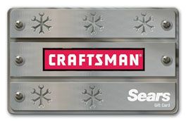 Sears Craftsman Gift Card