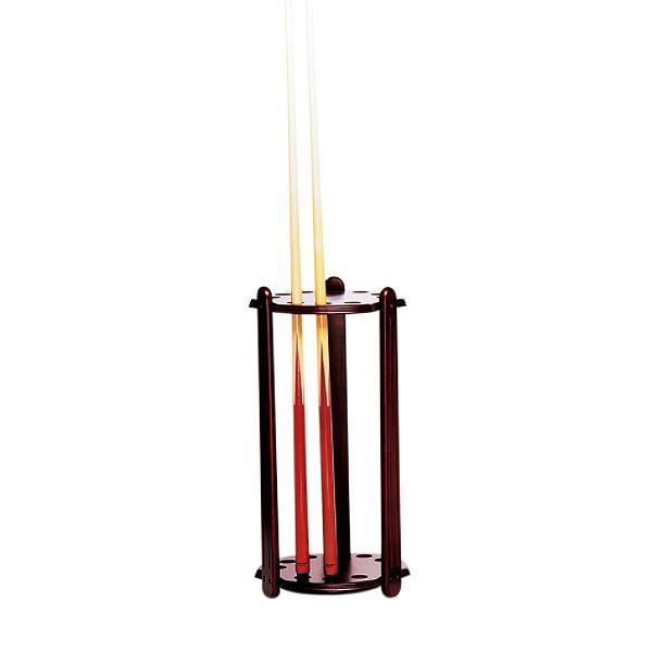 Beringer Billiards Round cue Rack Mahogany