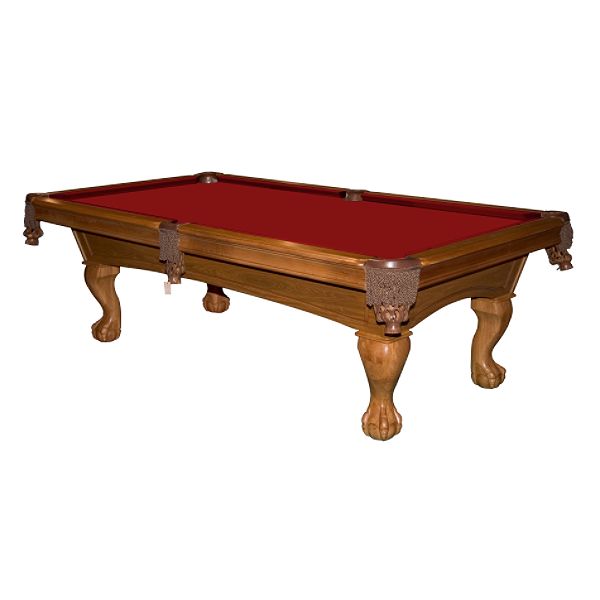 Beringer Billiards 8FT Oak Lawrence Pool Table with True Cor