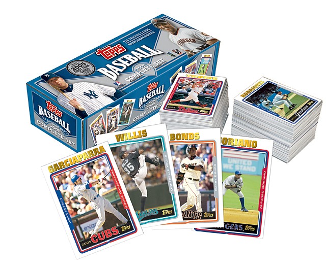 Topps 2005 Baseball Collectors Card Set of 733 cards: Series 1 & 2 plus extras $9.97