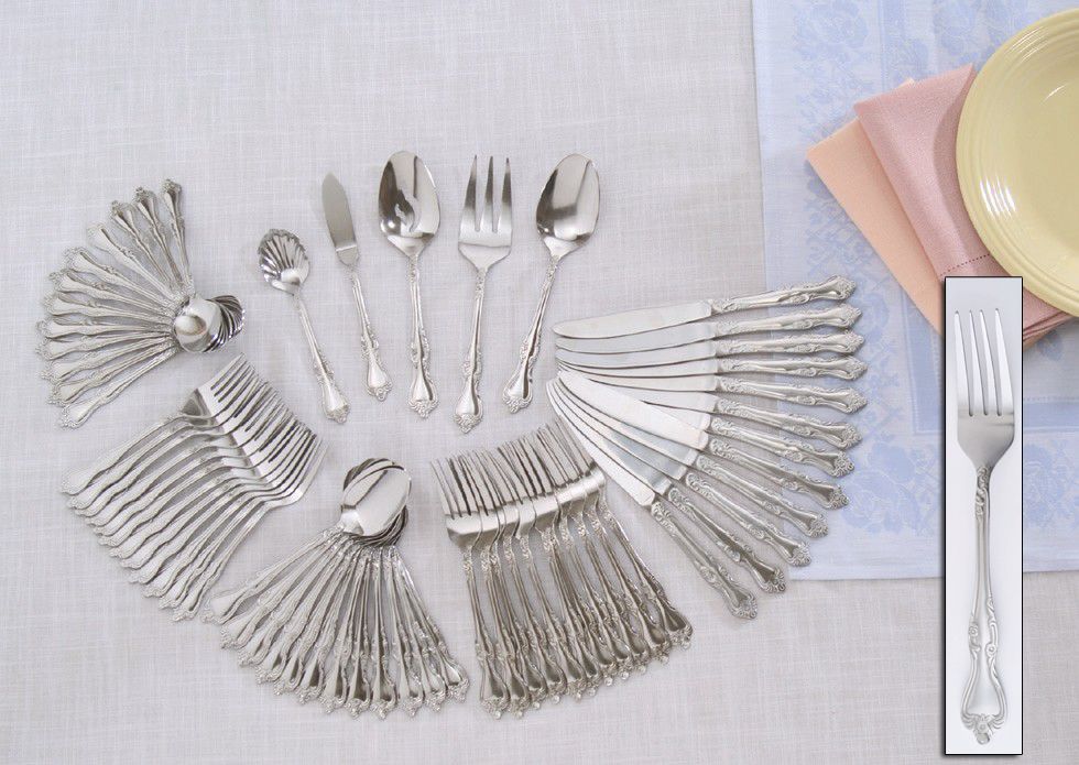 Oneida Kathlet 65-pc Flatware Set