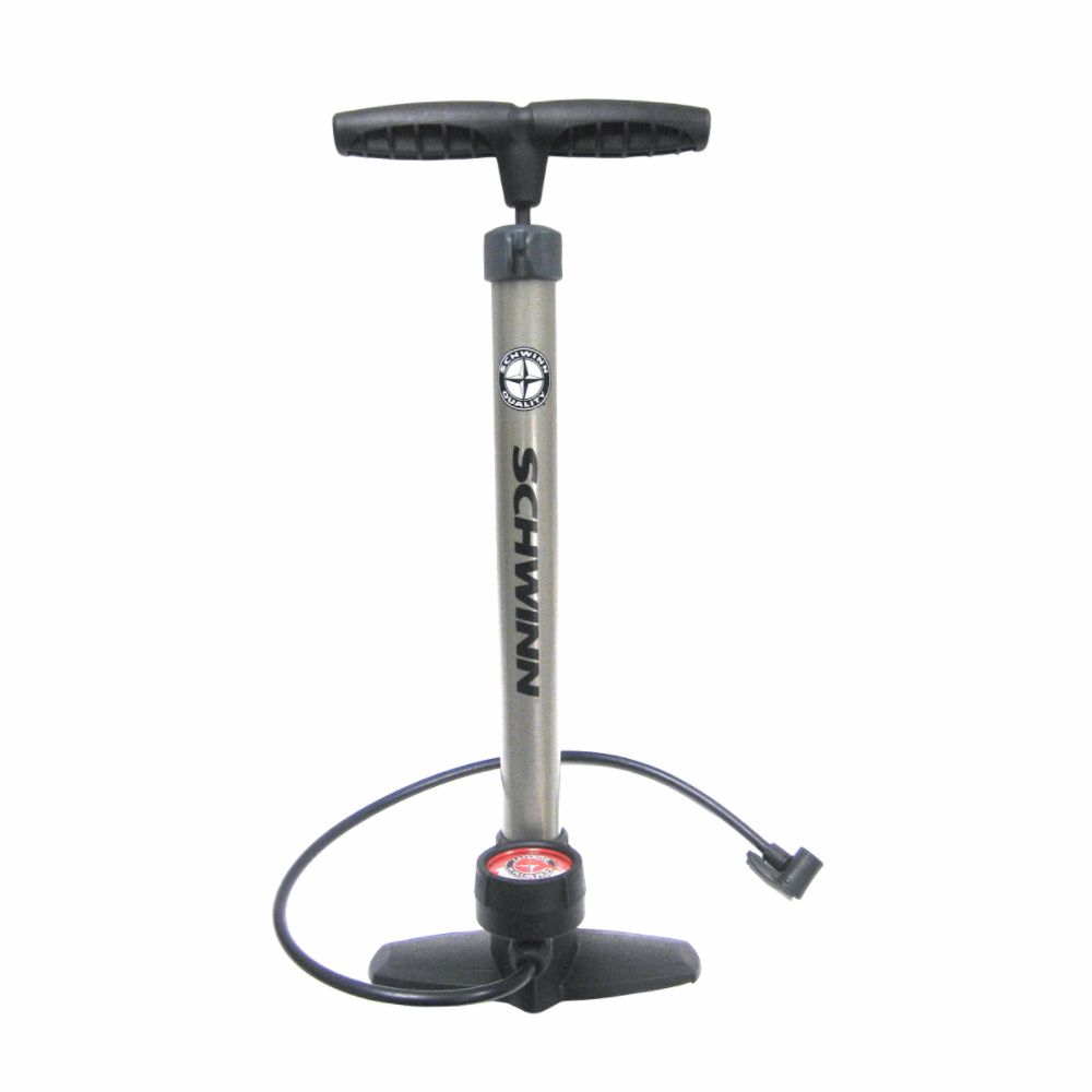 Schwinn Steel Floor Pump with Gauge
