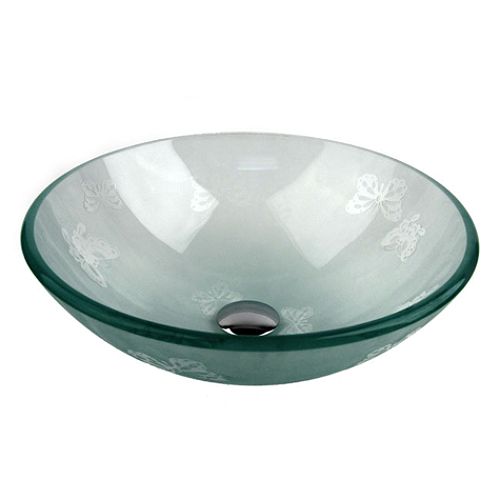 Fontaine Butterflies Vessel Sink w/ Drain Assembly - FSA-VS-BN6056 Best Price