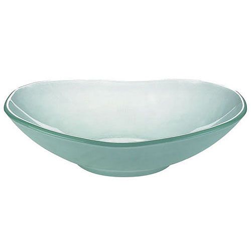 Euroclassique Dough Bowl Frosted Aqua Vessel Sink - WB-2032 Best Price