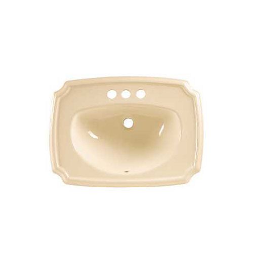 American Standard Antiquity Self Rimming Lavatory-Bone 4 centers - 0554.012.021 Best Price