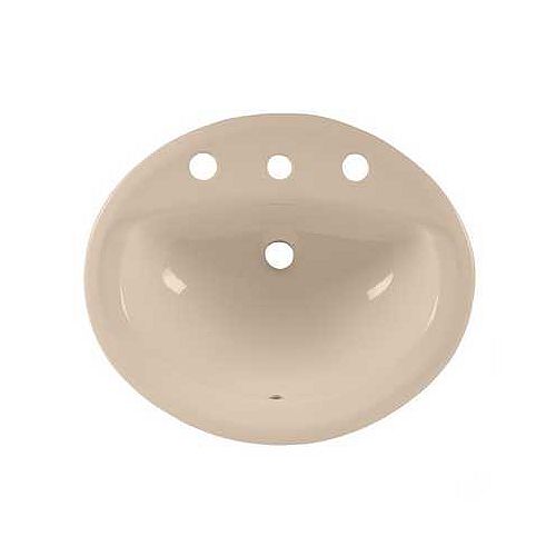 American Standard Aqualyn Self Rimming Lavatory-Beige 8 - 3 hole - 0475.020.045 Best Price