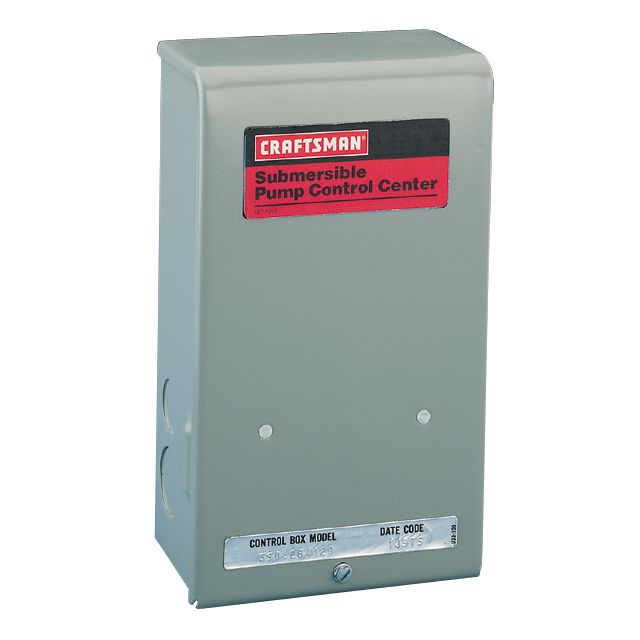 Craftsman 1 hp-230V Pump Control Center