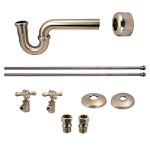 Westbrass Traditional Style Pedestal Kit - Satin Nickel Best Price