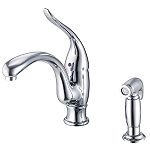 Danze Antioch Single Handle Kitchen Faucet with Spray - Chrome