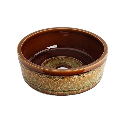 Fontaine Porcelain Bathroom Vessel Sink with Drain - FSA-PVS-PT-013 Best Price