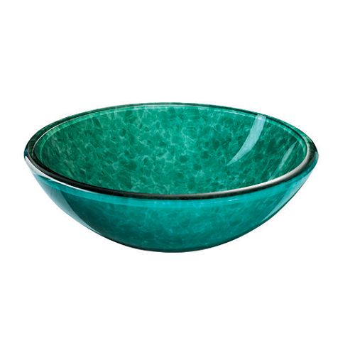 Eurochoice Round Ocean Emerald Pattern Vessel Sink - WB-2009 Best Price
