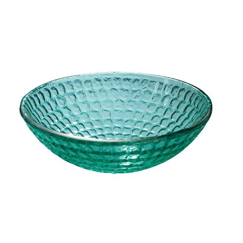 Euroclassique Round Cube Indentions Lt Green Vessel Sink - WB-2012 Best Price