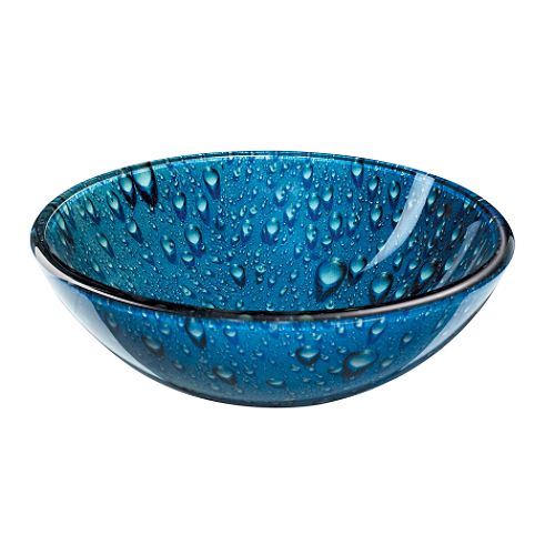 Euroclassique Round Rain Drops Deep Blue Vessel Sink - WB-2003 Best Price