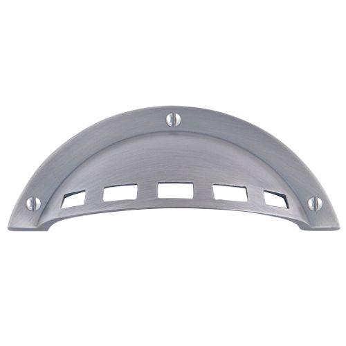 Atlas Homewares 4-Inch Craftsman Corner Modern Craftsman Bin Pull, Pewter #220-P