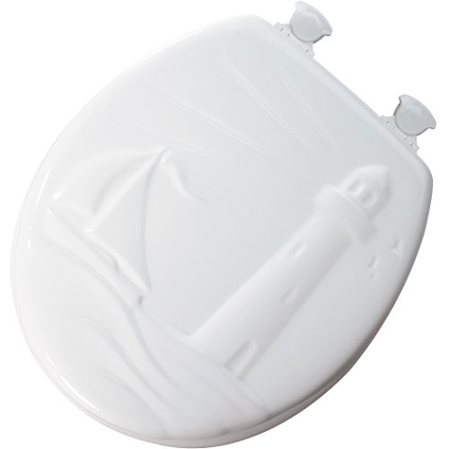 Mayfair Lighthouse Sculpted Toilet Seat 